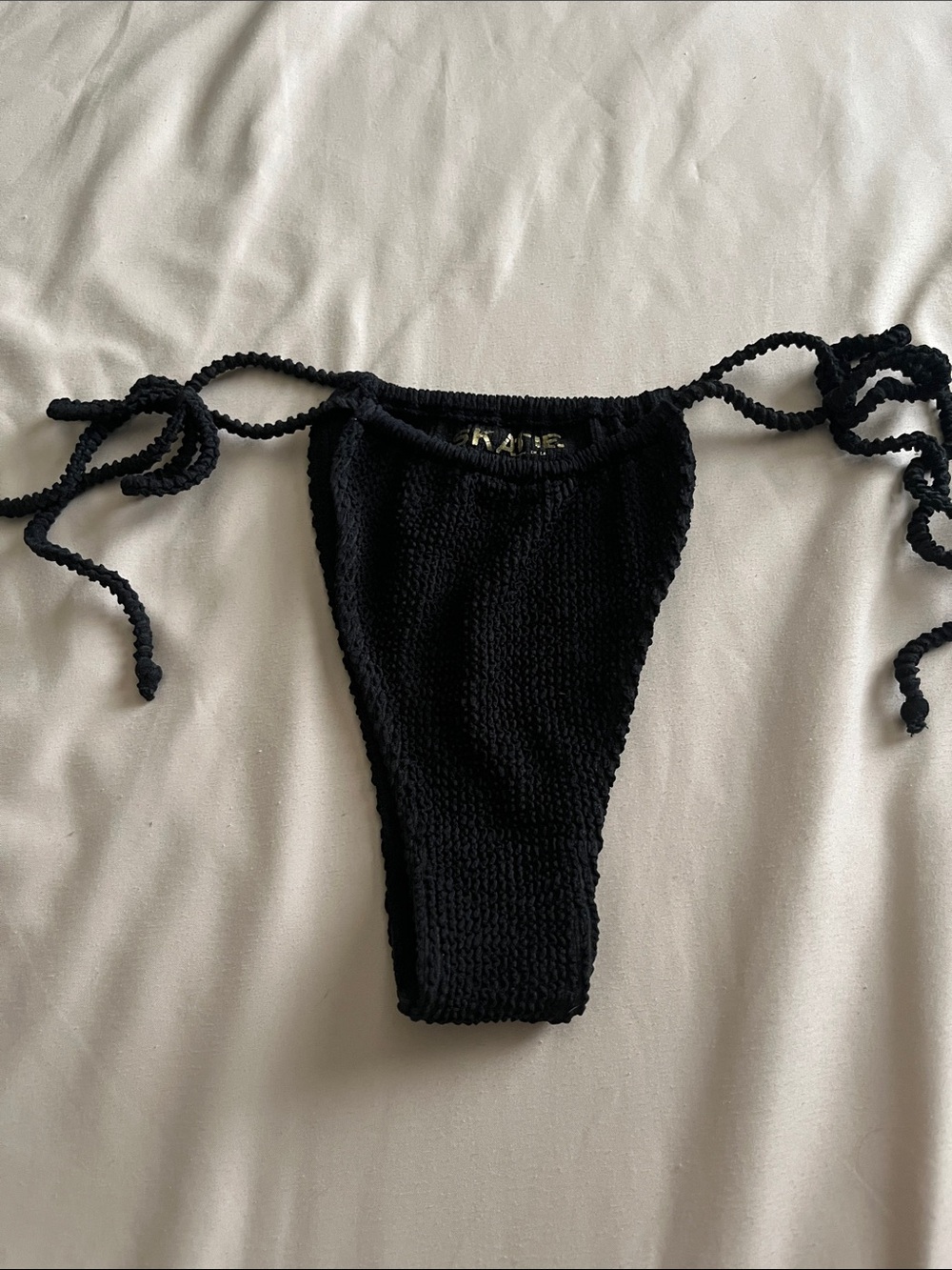 Skatie Kristen bottom in ribbed black